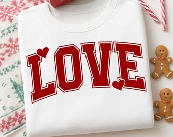 Love Svg, Love Designs, Varsity Love Svg, Valentine Svg, Retro Valentine Shirt, Love Cut File, Wife Love Svg, Trendy Svg, Sarcastic Svg