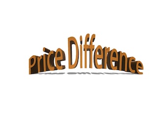 Price difference