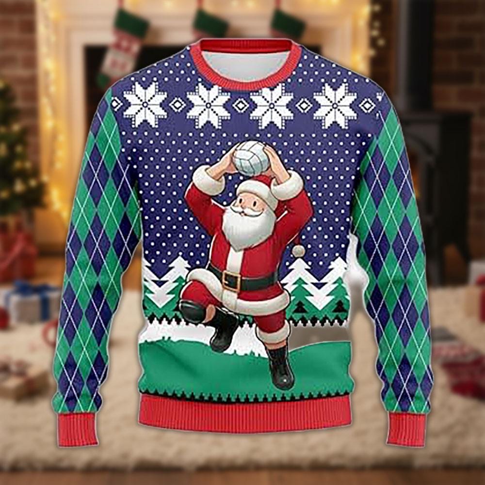Weihnachten Fußball Tree Footy Herren Sweatshirt P Produktbild-Vorschau 7