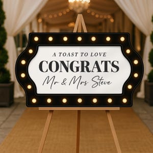 Wedding Bottle Service Sign for Wedding, Marquee Reception Sign Template, Wedding Marquee Entrance Sign, Wedding Entrance Sign Decor image 6