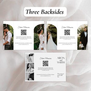 Trifold Hochzeitseinladung Vorlage, Gatefold Hochzeitseinladungen, Gefaltete Hochzeitseinladung, Foto Hochzeitseinladung, Gatefold Hochzeit einladen Bild 5
