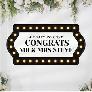 Wedding Bottle Service Sign for Wedding, Marquee Reception Sign Template, Wedding Marquee Entrance Sign, Wedding Entrance Sign Decor image 4