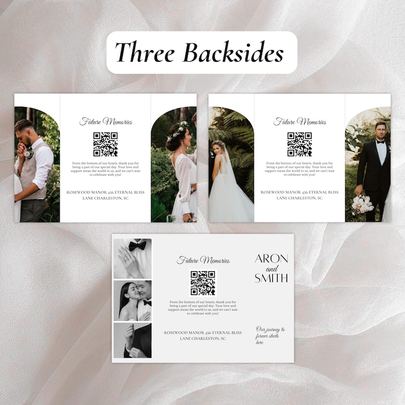 Trifold Wedding Invitation Template, Gatefold Wedding Invitations ...