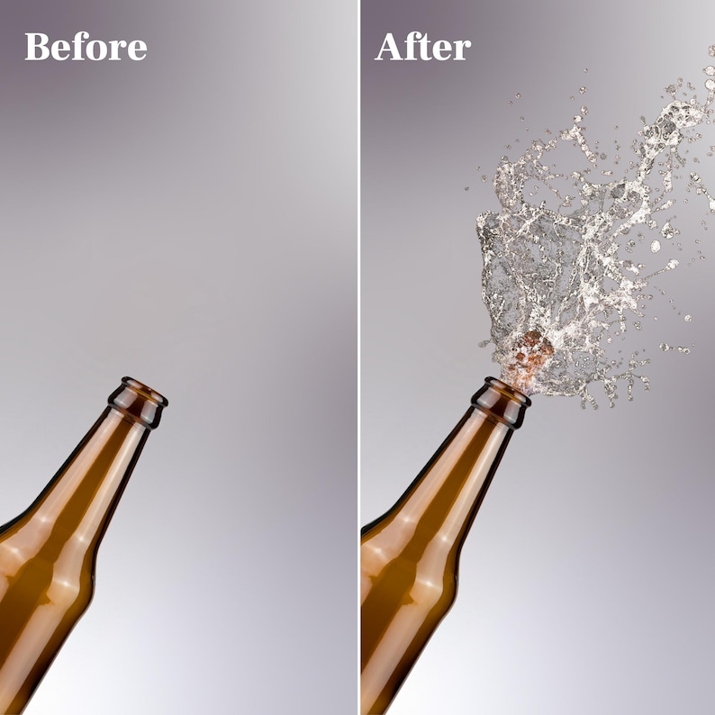 Champagne Spray Overlays, Wedding Champagne Photoshop Overlays ...