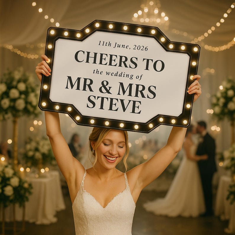 Wedding Bottle Service Sign for Wedding, Marquee Reception Sign Template, Wedding Marquee Entrance Sign, Wedding Entrance Sign Decor image 3