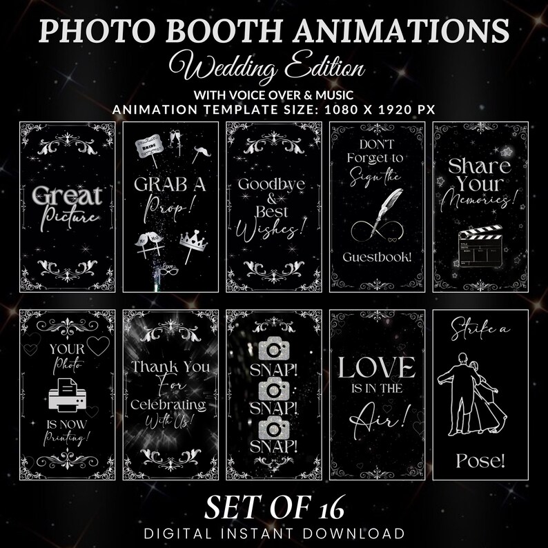 Mirror Booth Animations Wedding, Magic Mirror Animations, Photobooth ...
