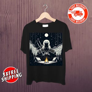 面白いリヴィアのゲラルトのウィッチャーTシャツ：レトロビデオゲームTシャツ