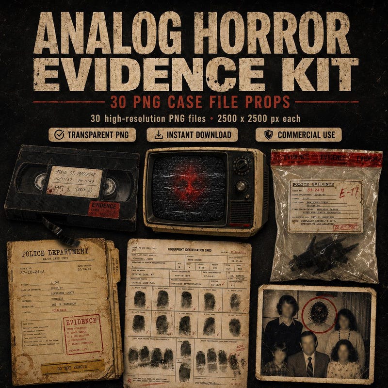 Analog Horror Stickers - Etsy