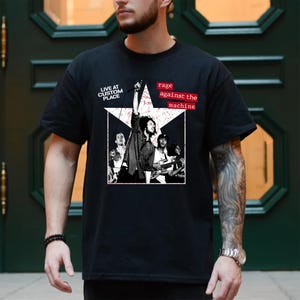 Vintage Rage Against The Machine T-Shirt: Unisex Cotton Tee