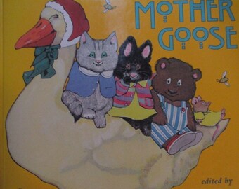 My Very First Mother Goose Hardcover Book  Rosemary Wells Iona Opie Nursery Rhymes Hey Diddle Diddle The Moon Sees Me 1996 Ed.Jack and Jill