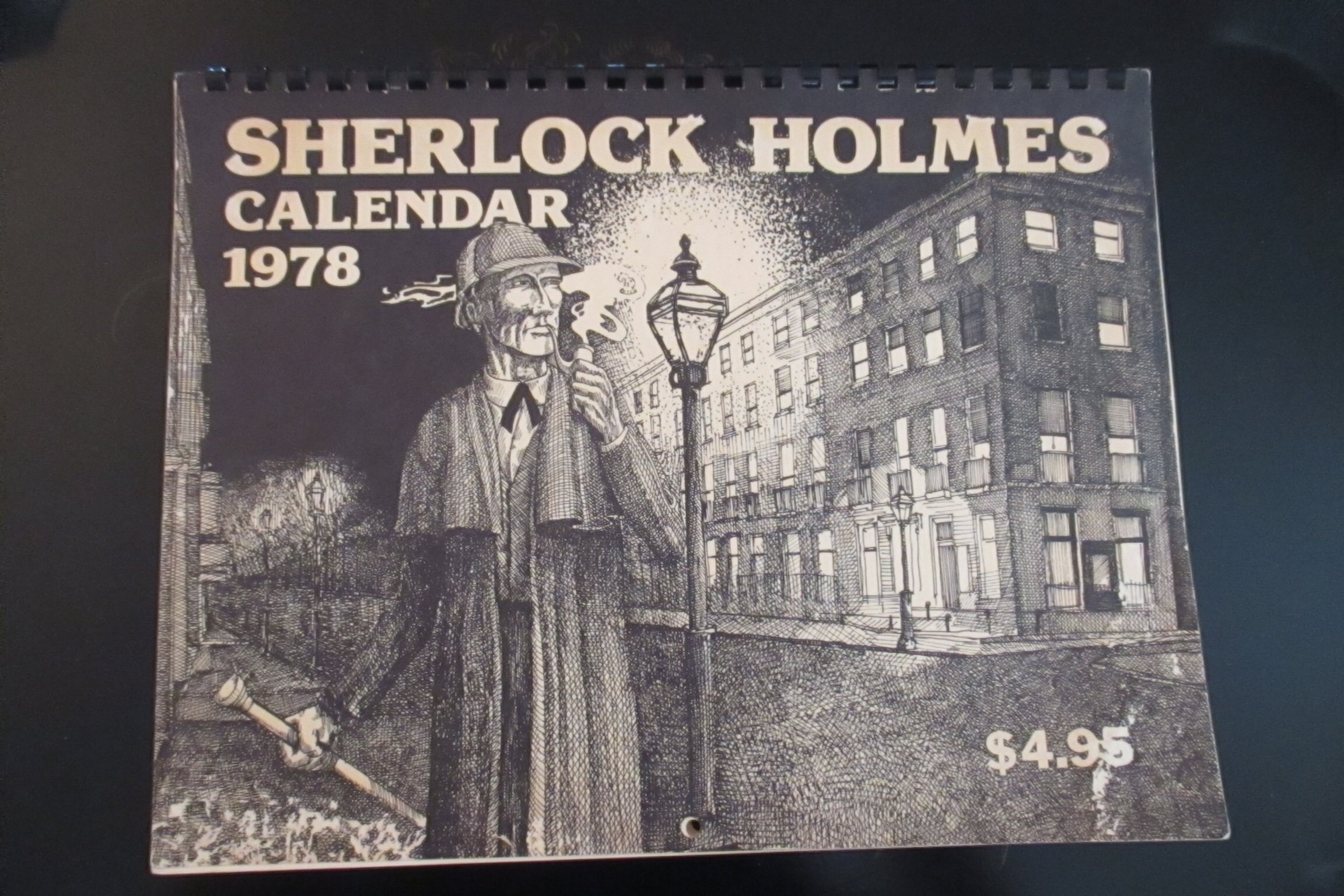 Calendrier 2023 Sherlock Sherlock Holmes 1978 Calendar Unused Vintage Philip Thomson | Etsy Canada