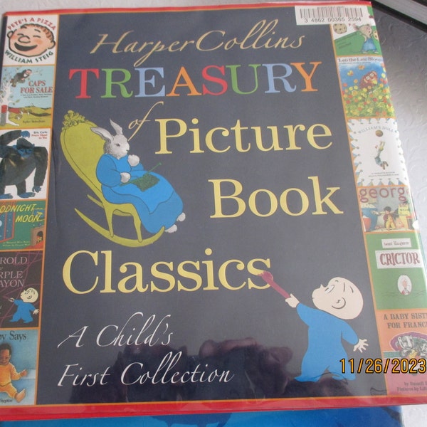 Harper Collins Treasury Picture Book Classics From Head to Toe Baby Says Goodnight Moon Harold Purple Crayon A Baby Sister for Frances