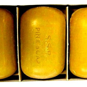 S S Pierce Bars Soap Boxed Soaps Three Pine Cakes Vintage Toiletries Boston Massachusetts Original Box