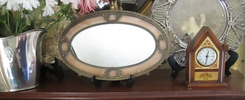 Dresser Mirror Plateau Toiletry Tray Antique Vintage French Etsy