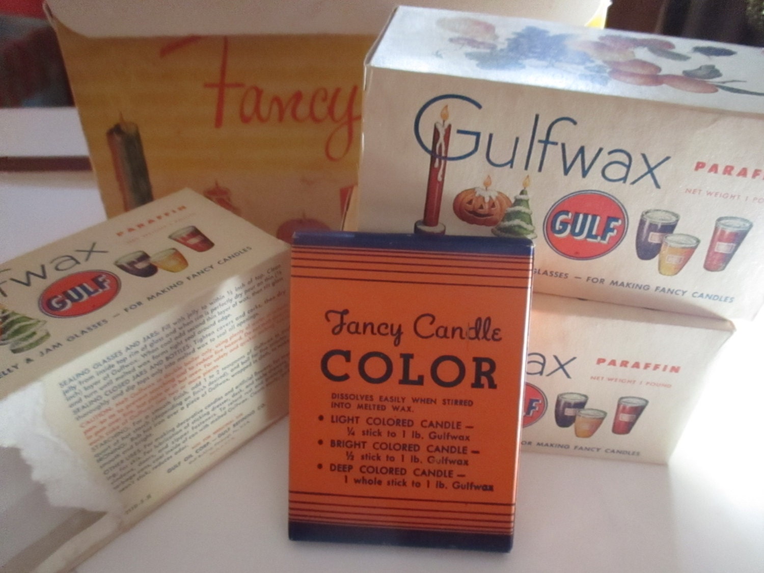 Gulf Wax Fancy Candle Kit Make Your Own Crayons Wicking Paraffin