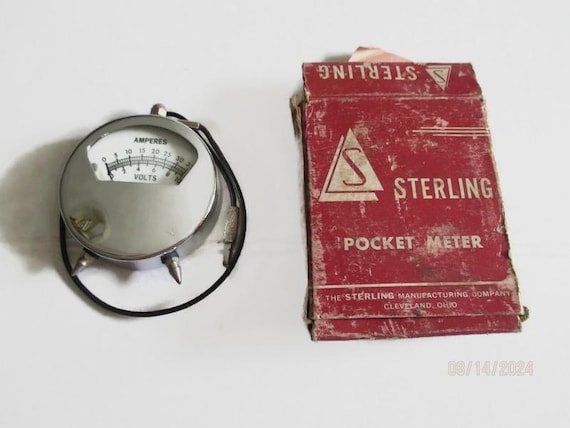 Vintage Sterling Pocket Voltammeter No. 44 With Original Box