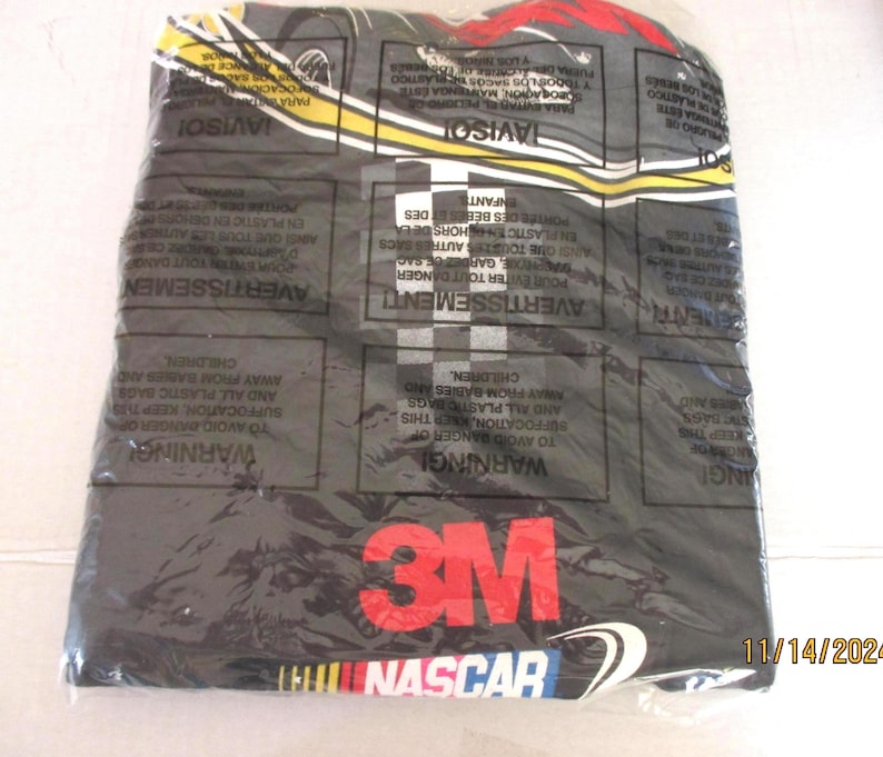 Vintage 3M Nascar Long Sleeve T-Shirt Port & Company Size Large image 3
