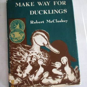 Vintage Make Way For Ducklings Hardcover: 1961 Edition, Caldecott Medal