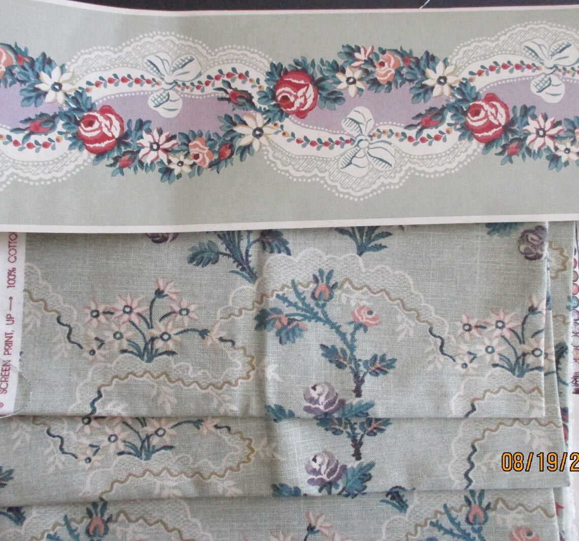 Waverly Fabric & Wallpaper Border Four Pieces Collection Etsy