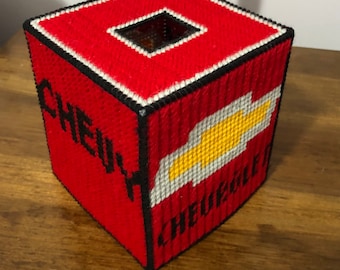 Chevy Tissue Box Cover