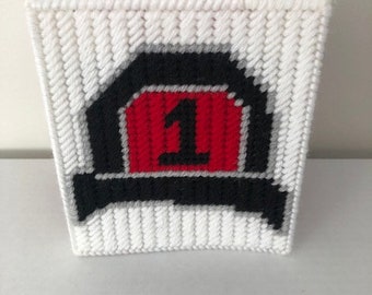 Fireman Tissue Box Cover