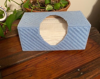 Puff tissue box cover