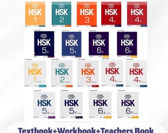 HSK 1-6 Super Bundle: Textbooks, Workbooks, MP3s (Digital Download)