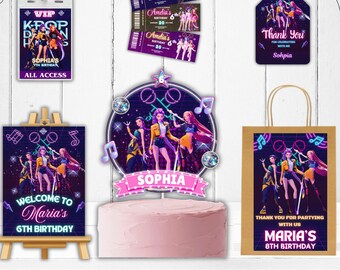 KPOP Demon Hunters Mega Bundle, Huntrix Brithday Party Favors