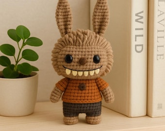 Crochet Monster Bunny Pattern: Amigurumi DIY PDF Guide (Beginner Friendly)