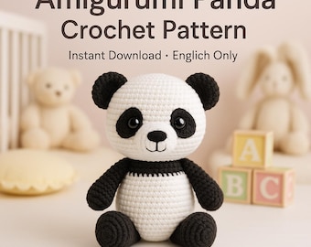 Amigurumi Panda Crochet Pattern: DIY Plush Toy (PDF Guide)
