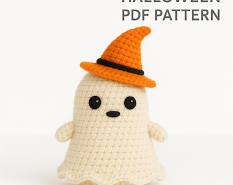 Haakpatroon Halloween-spook: beginnersvriendelijke amigurumi (digitale download)
