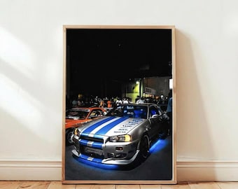 JDMミッドナイトクラブ - フェラーリF355 - 全サイズ！ポスター / 壁