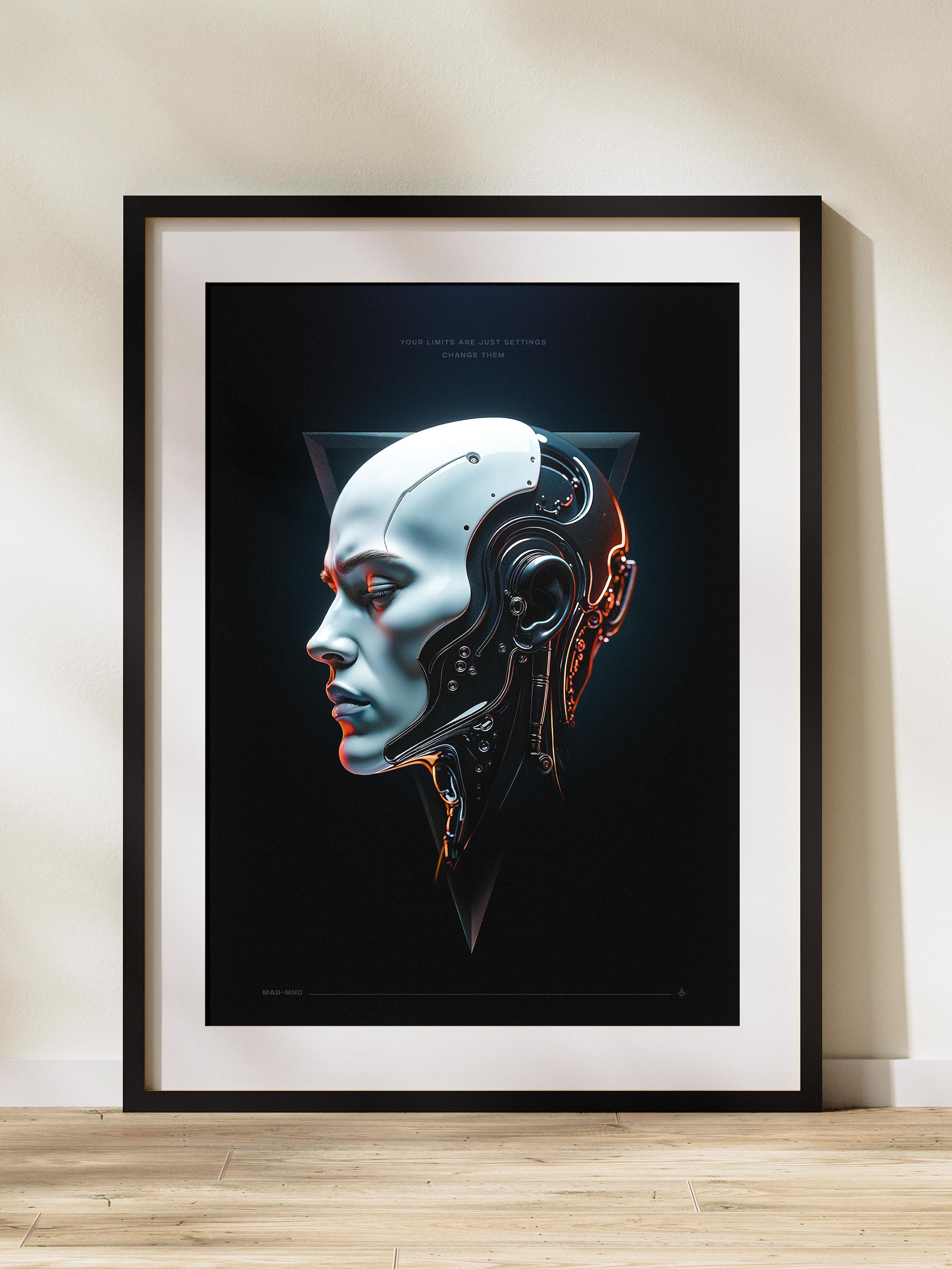 Cyberpunk Poster | Sci-fi Art Print | Futuristic Wall Art | Neon Art ...
