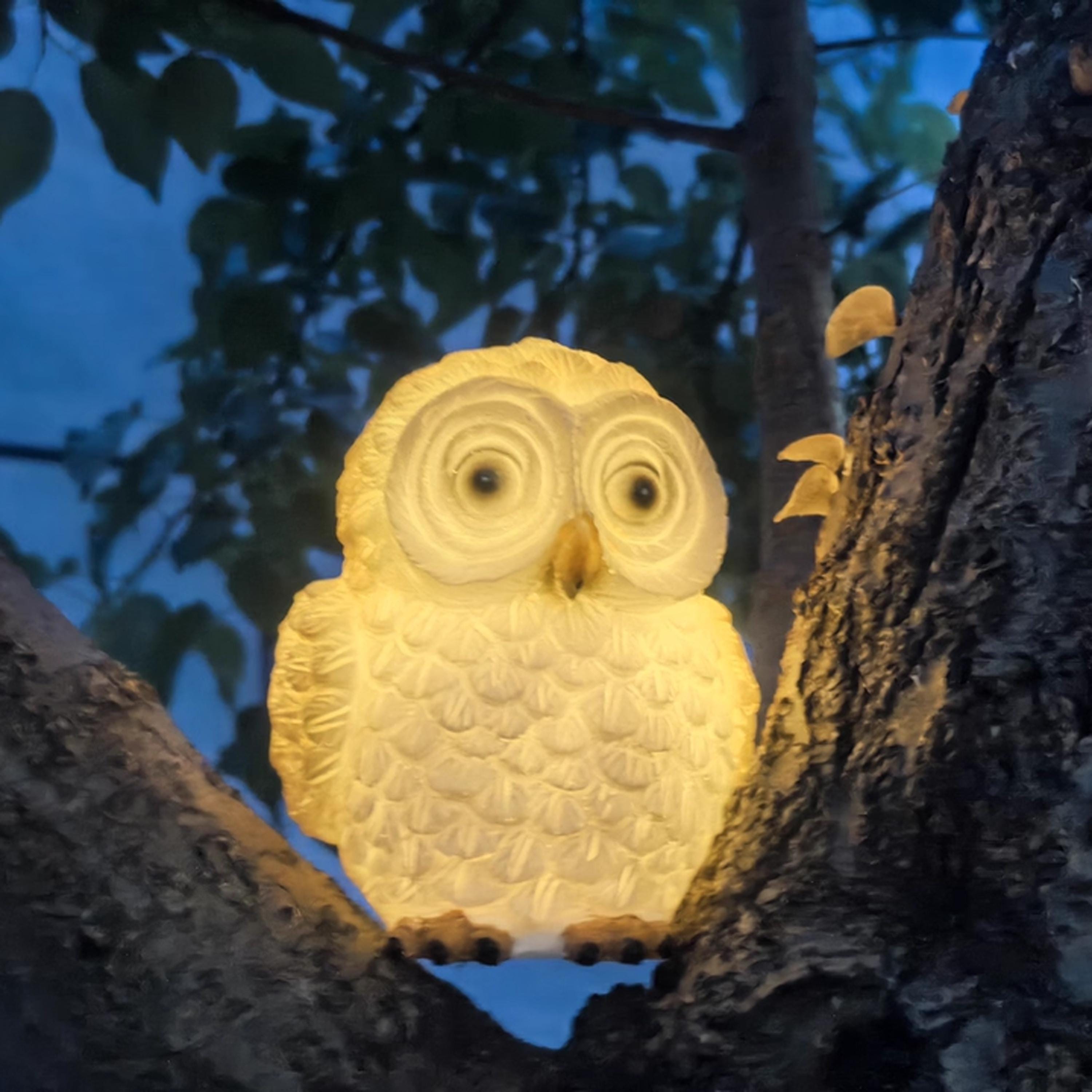 鳥 置物 リアル ふくろう親子 ウエルカムスタンド 動物オブジェ