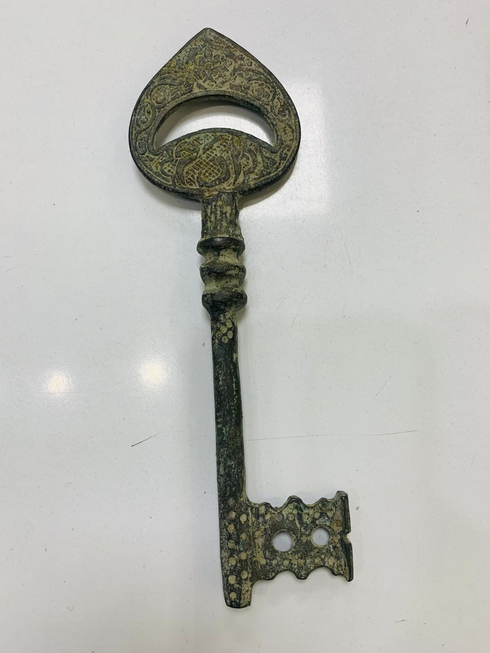 Antique Ottoman Bronze Key Set, Islamic Calligraphy Wall Decor,vintage ...