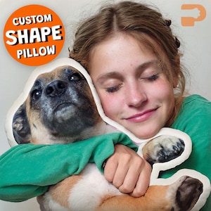 Personalized Pet Pillow, Custom Pet Shaped Pillow, Custom 3D Pet Pillow from Photo, Dog Shaped Throw Pillow, Dog&Cat Cushions, Pet Loss Gift