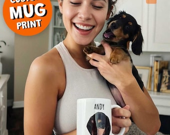 Taza para mascotas, taza para perros, taza para gatos, taza para amantes de las mascotas, taza personalizada para perros, taza con foto de mascota, taza con retrato de mascota, el mejor regalo de Navidad para mamá y papá.