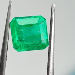 Natural Zambian Emerald square shape 1.20 carat for jewelry making stone , perfect stone women ring ,finished product for jewelry