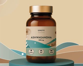 Ashwagandha 300 mg 60 vegetarische capsules UNUVI