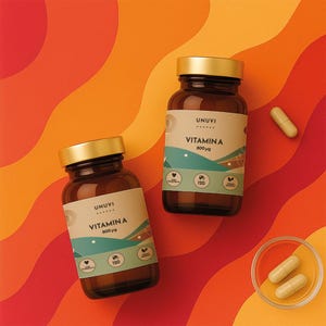 UNUVI - Vitamin A 800 mcg | 120 vegetarische Kapseln