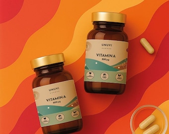 Vitamina A 800 mcg 120 capsule vegetariane UNUVI