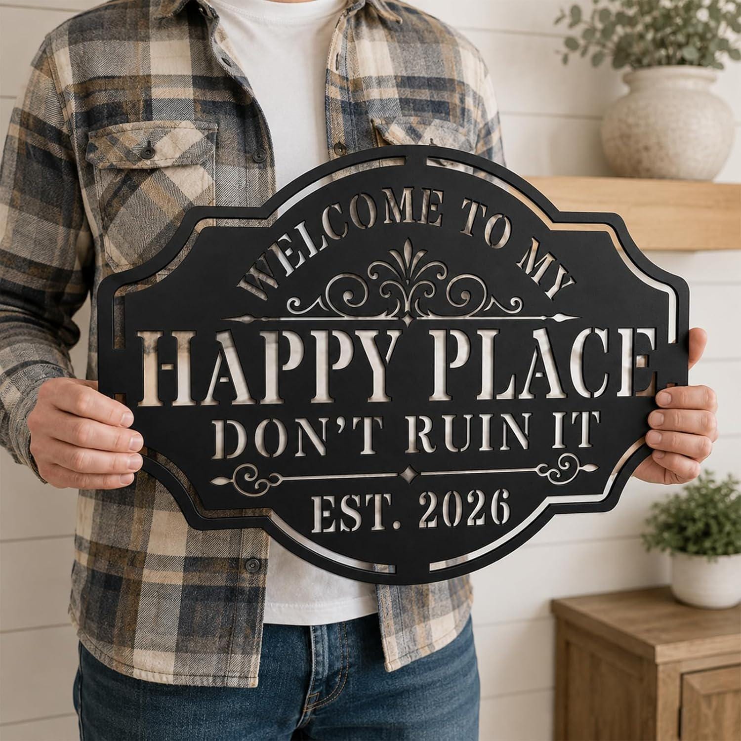 Welcome to My Garden Plaque - Etsy