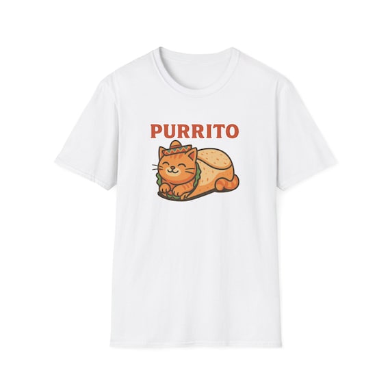 Purrito Cat Shirt, Funny Cat Shirt, Cute Cat Shirt, Cat Tshirt