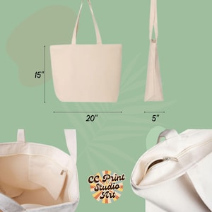 Disneyland Mickey Mouse Zippered Tote Bag, Disney Est 1955 Tote, Mickey Mouse Tote Bag, Disney Gift Bag, Disneyland Trip Tote afbeelding 7