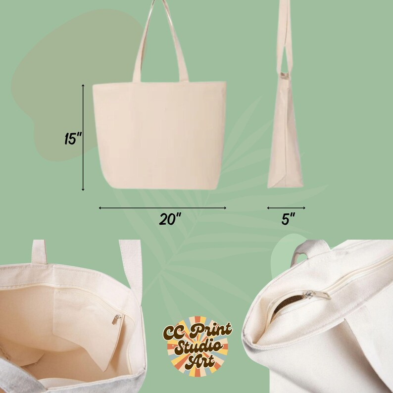 Disneyland Mickey Mouse Zippered Tote Bag, Disney Est 1955 Tote, Mickey Mouse Tote Bag, Disney Gift Bag, Disneyland Trip Tote afbeelding 7