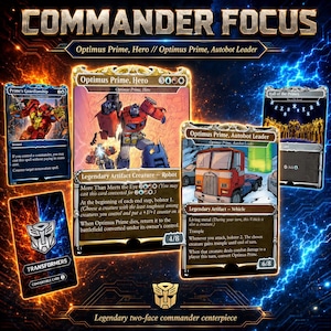 Wandelnde Roboter Kommandant Deck MTG Proxy – Autobot EDH Deck – 150+ Karte Custom Magic Deck – Anime Style Proxy Karten – Geschenk für MTG Fans Bild 3