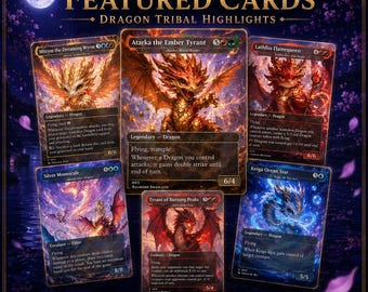 Dragon Copy Proxy Deck, Miirym Kommandant EDH Deck, 100 benutzerdefinierte randlose Casual TKG-Karten