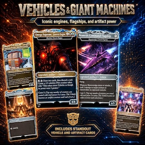 Wandelnde Roboter Kommandant Deck MTG Proxy – Autobot EDH Deck – 150+ Karte Custom Magic Deck – Anime Style Proxy Karten – Geschenk für MTG Fans Bild 5