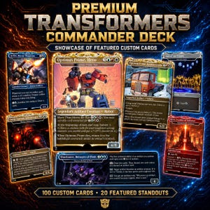 Wandelnde Roboter Kommandant Deck MTG Proxy – Autobot EDH Deck – 150+ Karte Custom Magic Deck – Anime Style Proxy Karten – Geschenk für MTG Fans Bild 11