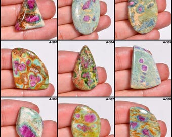 Fabuloso cabochão de rubi fucsita de alta qualidade 100% natural, pedra preciosa solta para fazer joias